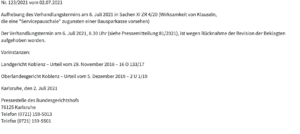 Oberlandesgericht Koblenz – Urteil vom 5. Dezember 2019 – 2 U 1/19